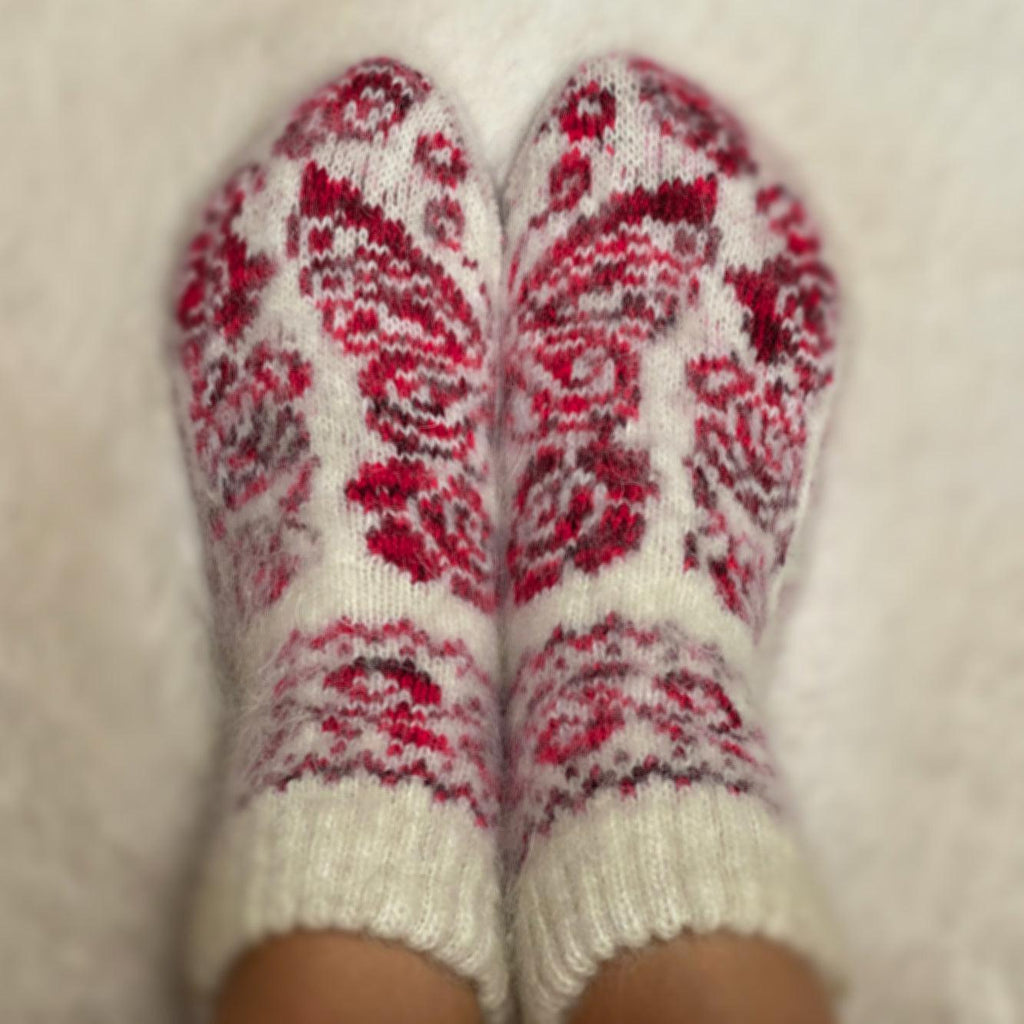 Siberia“ Merino Wool Socks 2 pairs White 